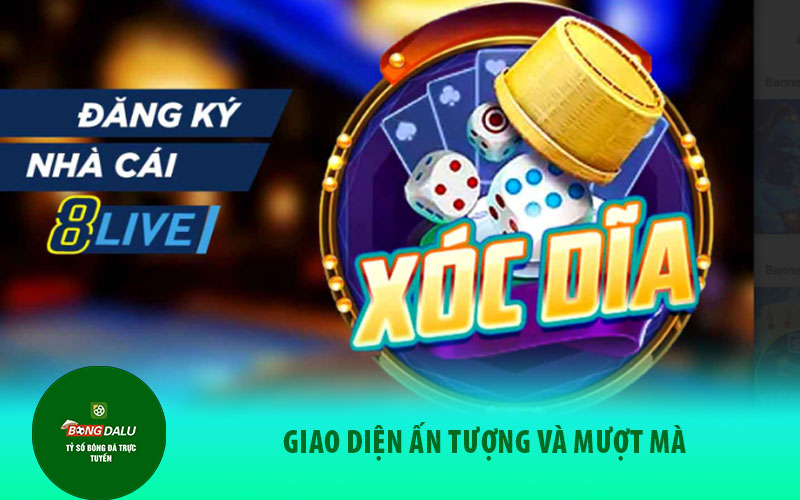 8live 1 Giao diện ấn tượng và mượt mà