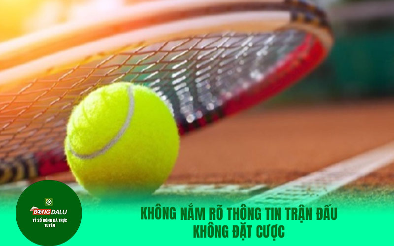 QUANG VINH2 Không nắm rõ thông tin trận đấu không đặt cược