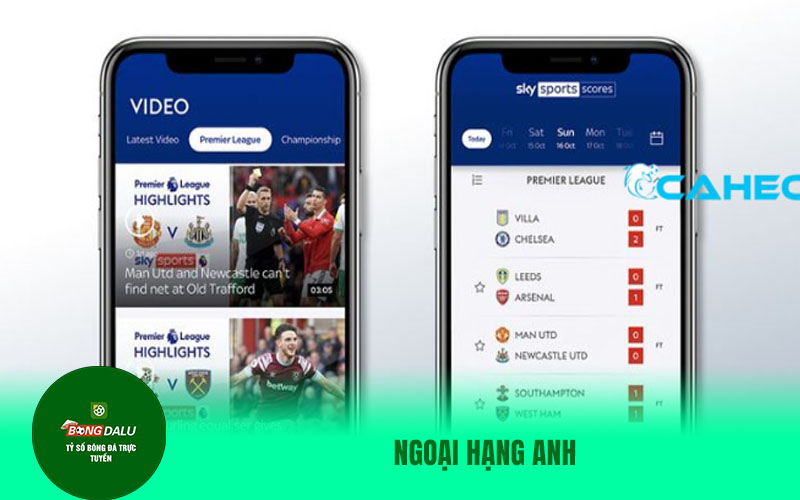 caheo5 Ngoại hạng Anh