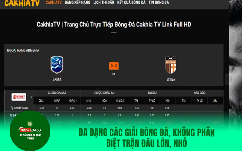 rakhoi9 Đa dạng các giải bóng đá, không phân biệt trận đấu lớn, nhỏ