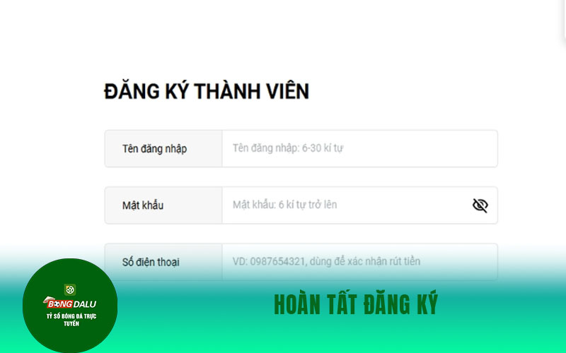 winbet 1 Hoàn tất đăng ký