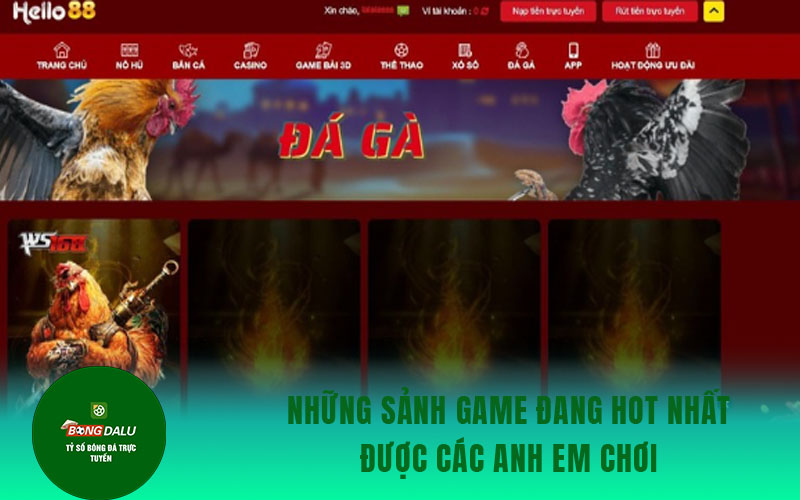 helo88 2 Những sảnh game đang hot nhất được các anh em chơi