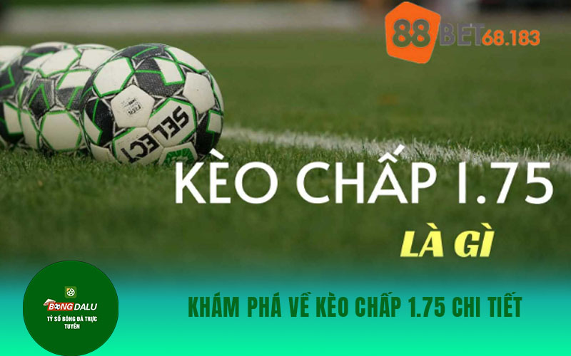 keo chap 1.75 Khám phá về kèo chấp 1.75 chi tiết
