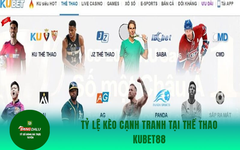 the thao kubet 1 Tỷ lệ kèo cạnh tranh tại thể thao KUBET88