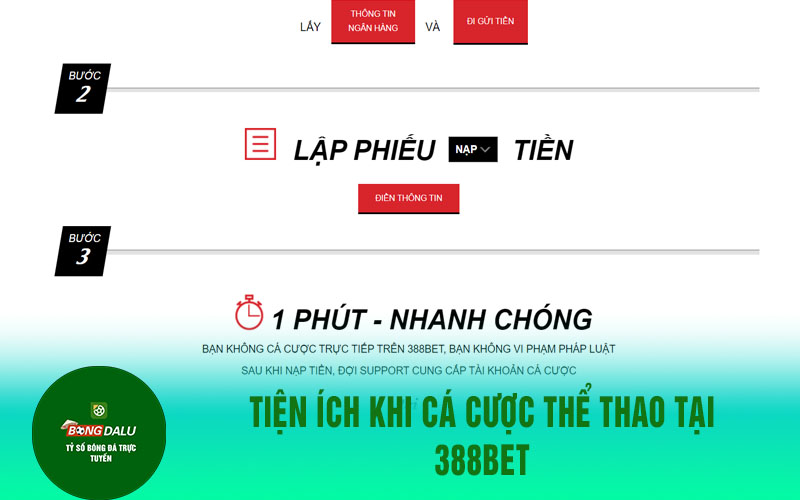 388bet 2 Tiện ích khi cá cược thể thao tại 388bet
