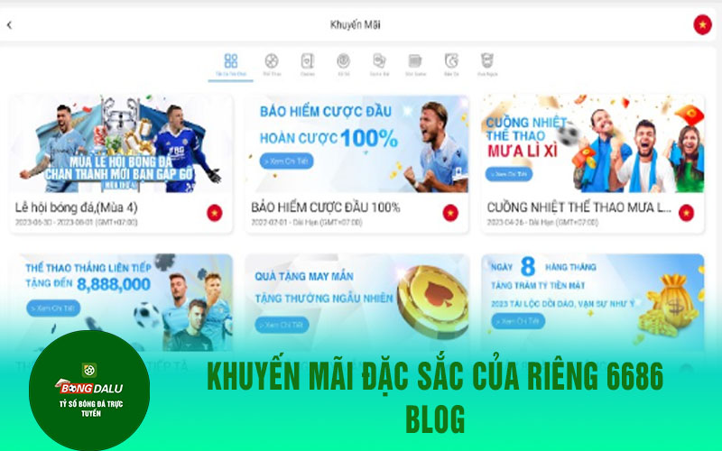 6686 blog 2 Khuyến mãi đặc sắc của riêng 6686 Blog