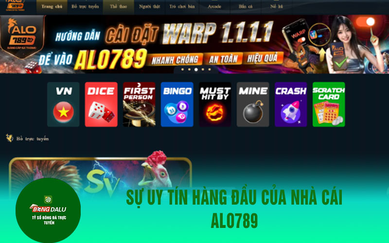 alo789 Sự uy tín hàng đầu của nhà cái Alo789