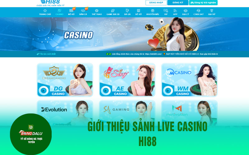 casino hi88 Giới thiệu sảnh Live Casino Hi88
