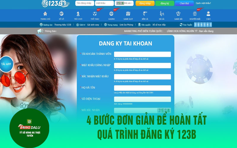 dang ky 123b 1 4 bước đơn giản để hoàn tất quá trình đăng ký 123b