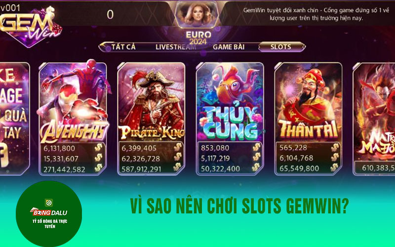 gemwin 1 Vì sao nên chơi Slots Gemwin?