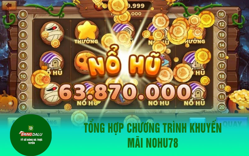 nohu78 1 Tổng hợp chương trình khuyến mãi NOHU78
