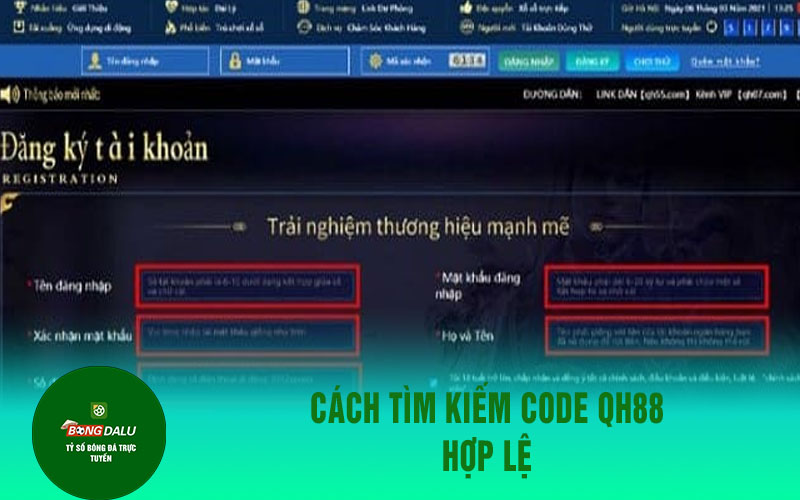 qh88 1 Cách Tìm Kiếm Code QH88 Hợp Lệ