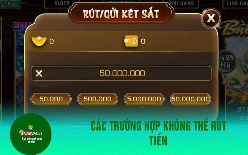 rut iwin 2 Các Trường Hợp Không Thể Rút Tiền IWIN