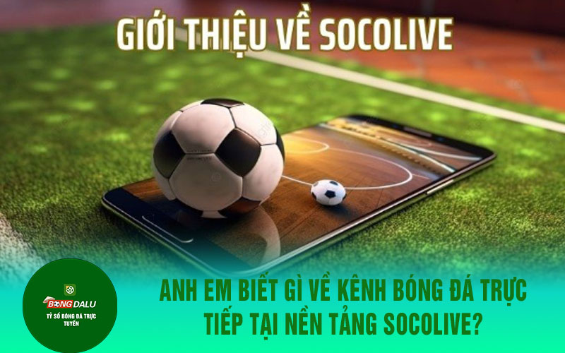 soclive Anh em biết gì về kênh bóng đá trực tiếp tại nền tảng socolive?
