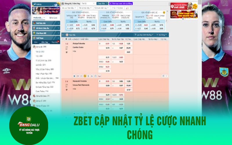zbet 1 ZBET cập nhật tỷ lệ cược nhanh chóng