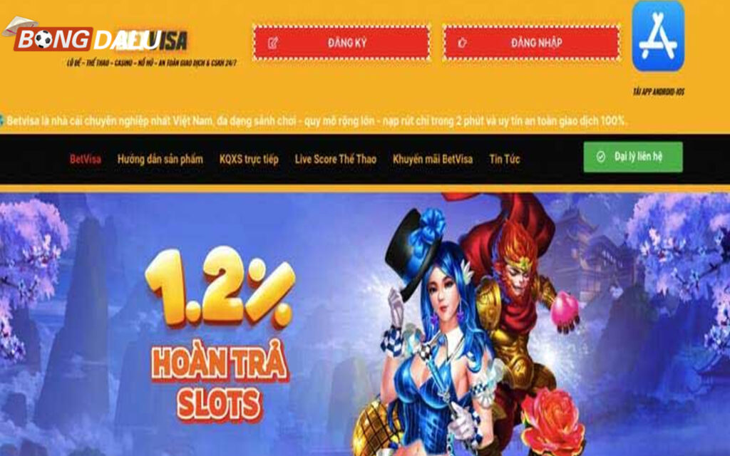 betvisa 1 Giao diện cá cược Betvisa