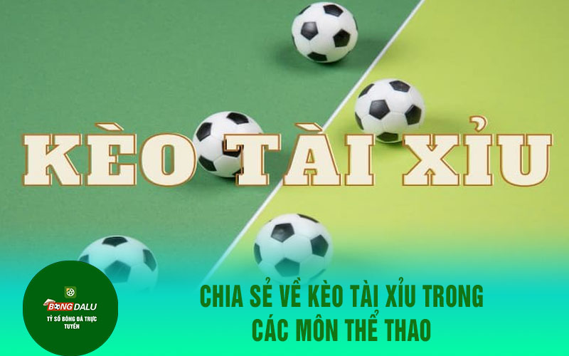 keo tai xiu 1 Chia sẻ về kèo Tài Xỉu trong các môn thể thao